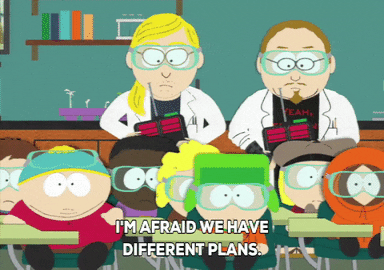 A gif, telling our other departments we're busy